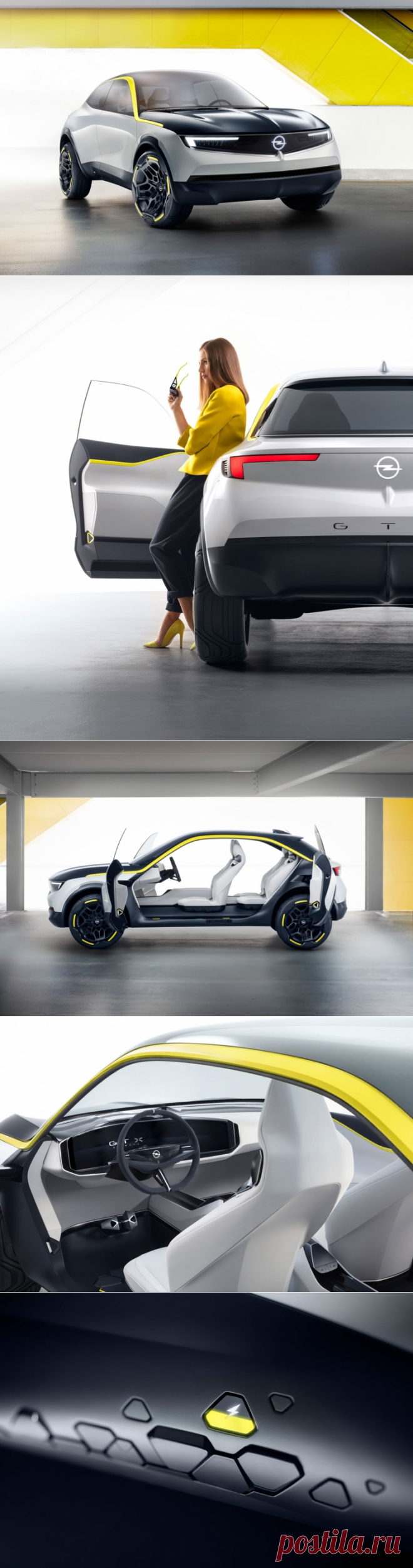 Концепт-кроссовер с электроприводом Opel GT X Experimental