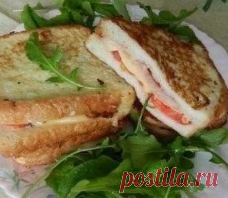 Очень вкусные бутерброды к чаю или кофе. Мужчины их обожают!