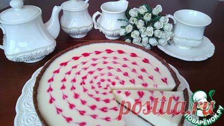 Чизкейк без выпечки с зефирным кремом вариант-2 - кулинарный рецепт