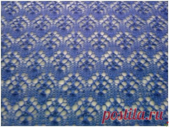 ВЯЖЕМ СПИЦАМИ СИНИЙ ПАЛАНТИН.\
#спицы #вязаный_узор #узор_спицами #вязаный_палантин