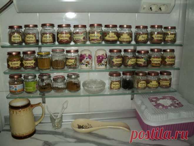 Наклейки для баночек со специями
