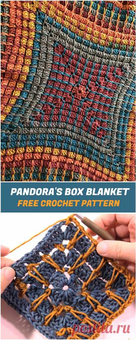Pandora's Box Blanket - Free Crochet Pattern - Yarnandhooks