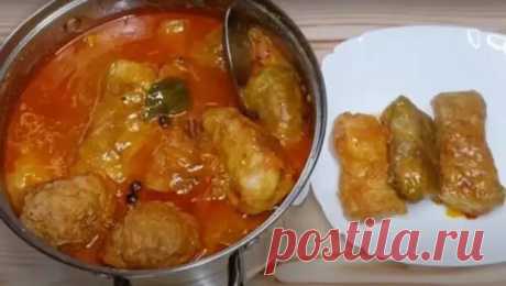 Сочные голубцы по очень вкусному рецепту. Съедаются моментально - Poejka - Медиаплатформа МирТесен