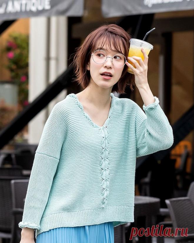 Мне так понравились эти вязаные джемпры из японских журналов.......👸 | Asha. Вязание и дизайн.🌶 | Яндекс Дзен