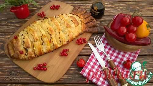 Пирог "Рыбка с золотой чешуёй" - кулинарный рецепт