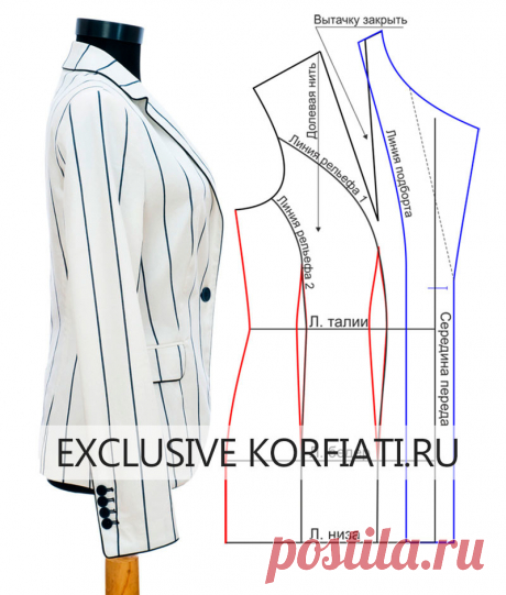 На любую фигуру! Конструируем базовую выкройку женского жакета
⠀
https://korfiati.ru/2017/09/bazovaya-vyikroyka-zhaketa-na-lyubuyu-figuru/
⠀
Жакет — роскошная верхняя одежда, которую с особым удовольствием носят девушки и женщины в прохладную погоду. Идеально скроенный жакет может подчеркнуть все достоинства фигуры, визуально скорректировать формы и создать идеальный силуэт. Еще один весомый аргумент в пользу жакета — он идеальный комби-партнер и с ним можно создать феерич...