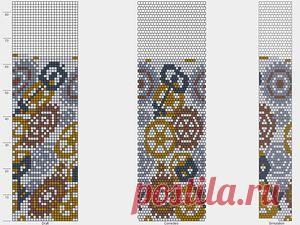 Узоры для вязанных жгутиков-шнуриков 14 | biser.info - всё о бисере и бисерном творчестве