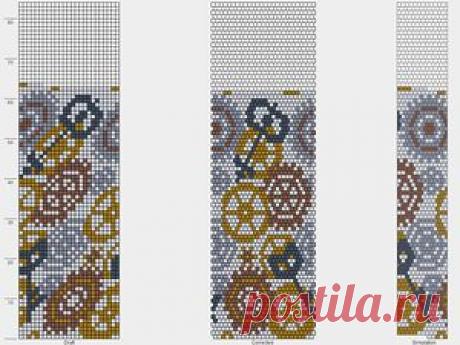 Узоры для вязанных жгутиков-шнуриков 14 | biser.info - всё о бисере и бисерном творчестве