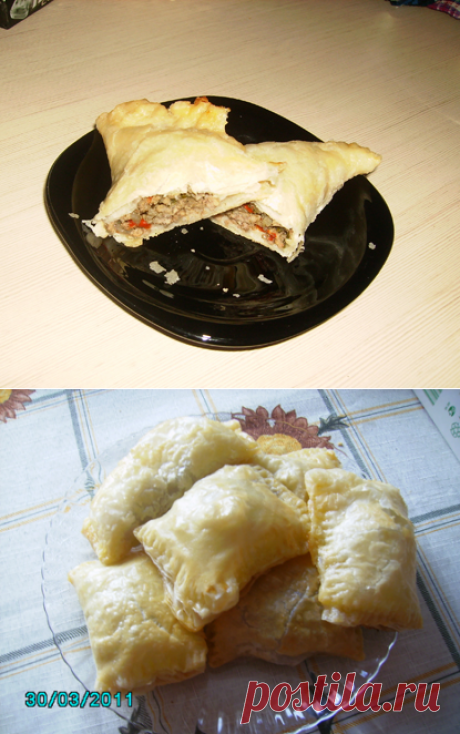 Пирожки из слоеного теста с мясом и сладким красным перцем - Закладки поваренной книги - Блоги - ИЛЬ ДЕ БОТЭ - магазины парфюмерии и косметики