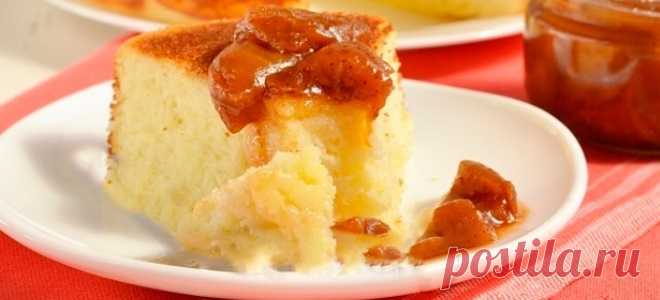 Манник с яблоками, творогом и изюмом - рецепты на кефире и молоке. Как приготовить манник без яиц и муки?