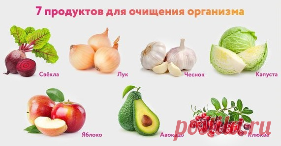 Семь продуктов для очищения организма...