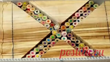 Кладем карандаши в эпоксидку и крутим на токарном станке. | Мастерская Бруно | Дзен