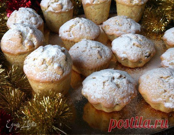 Штоллен-кексы. Ингредиенты: мука, сливочное масло, сахар