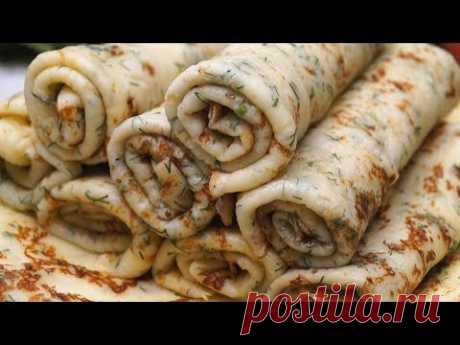 Блины "Особенные". Сметут со стола за минуту, Необычные, вкусные и нежные!