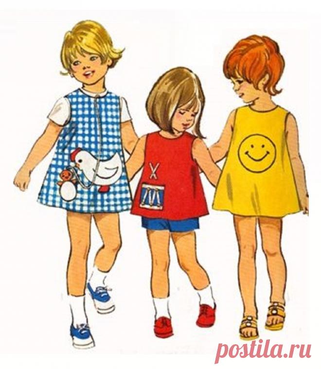 Летние платья с аппликацией для девочек