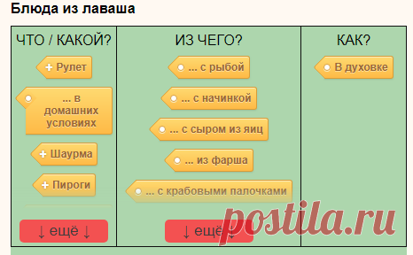 Блюда из лаваша, рецепты с фото на RussianFood.com: 329 рецептов блюд из лаваша.