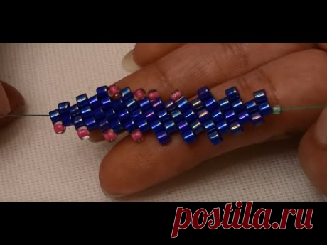Peyote Diagonal Bisuteria Paso a Paso