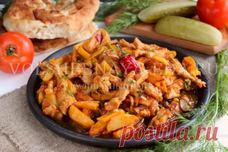 Азу из индейки Кулинарный журнал, в котором собраны рецепты на все случаи жизни, пошаговые фоторецепты, статьи на кулинарную тему, темы детского питания, здорового питания и похудения, лечебные диеты, детские рецепты, сведения как приготовить разные блюда.