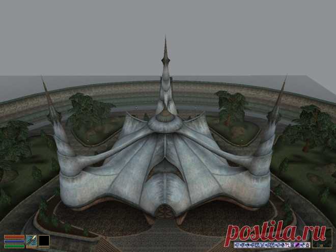 Храм Морнхолда. Необычный ракурс.
Mornhold Temple. Unusual angle.