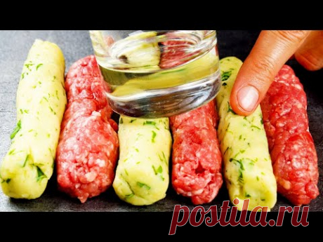Не устаю готовить! Просто фарш и картошка, но гости ели, как в последний раз! - YouTube