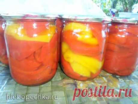 Сладкий перец с маслом и медом