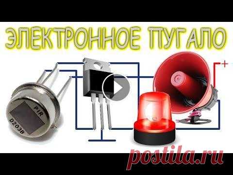 Автономное электронное охранное устройство реагирующее на движения человека. Простая и доступная схема охранного устройства с сигнализацией звуком и с...