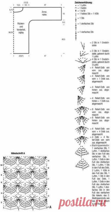 Вязание-крючок-ТУНИКИ+БЛУЗОНЫ-ПЛАТЬЯ &gt;Туника
