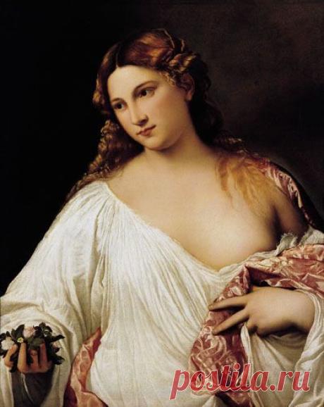 Titian, Flora, 1515-17. Uffizi, Florence | Art