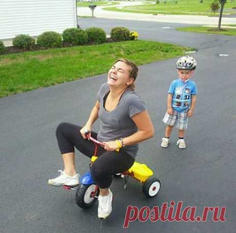 Ё... тётя! раздавишь!...
