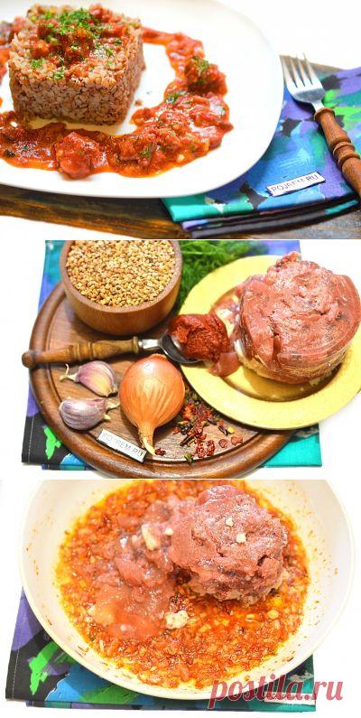 Гречка с тушенкой