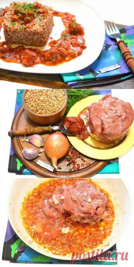 Гречка с тушенкой