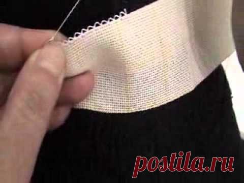 Турецкое кружево- обвязка края,простые узлы - часть 1