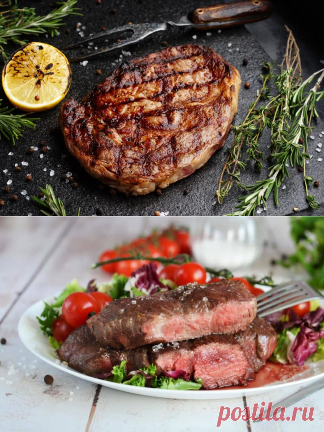 Стейк рибай на сковороде. Универсальный рецепт приготовления стейка, который мне подсказал знакомый шеф повар - На Кухне