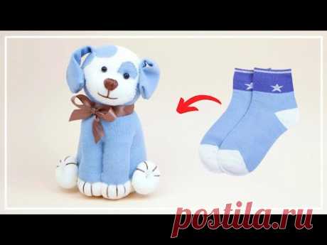 Собачка из Носков своими руками 🐶🧦 DIY: a Puppy Dog with Socks