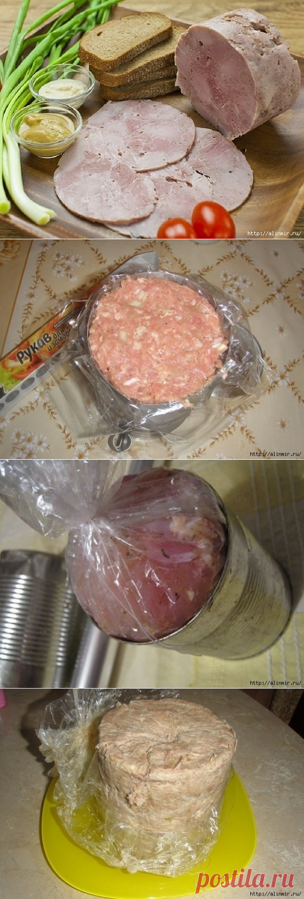 Вкусная домашняя колбаса в банке