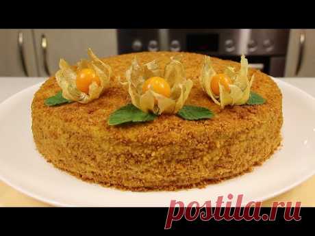 ПОСТНЫЙ Торт "МЕДОВИК" Изумляет Всех! ! Необыкновенно ВКУСНАЯ Постная ВЫПЕЧКА! Мила Гришкевич/Пост
