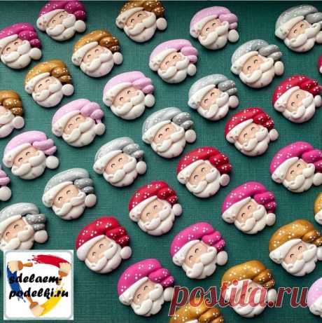 Дед Мороз из полимерной глины | 22 фото | Santa polymer clay
