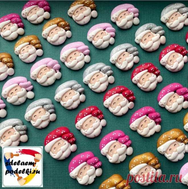 Дед Мороз из полимерной глины | 22 фото | Santa polymer clay