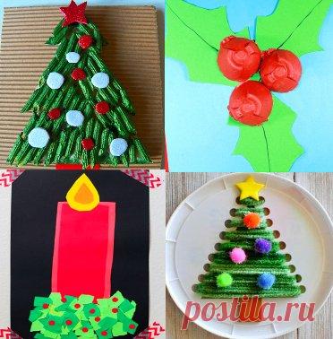 Новогодние поделки с детьми