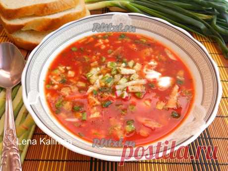 Томатная окрошка (рецепт с фото) | RUtxt.ru