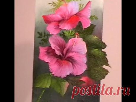 The Beauty of Oil Painting, Behind the Scenes, Episode 2 " Hibiscus "