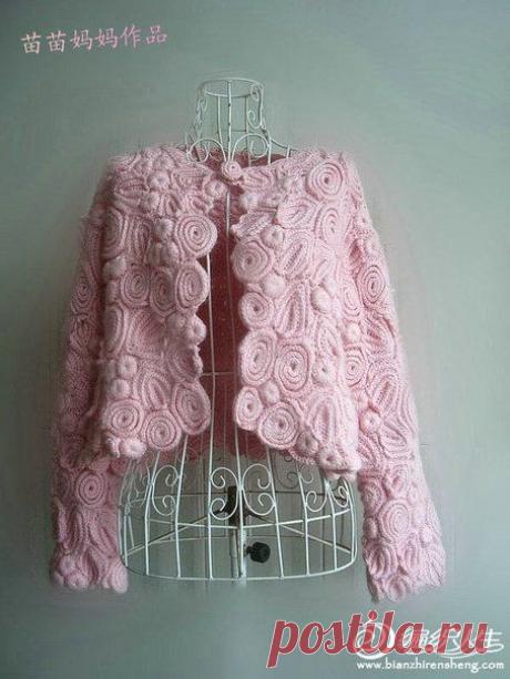 Жакет из ирландского кружева своими руками