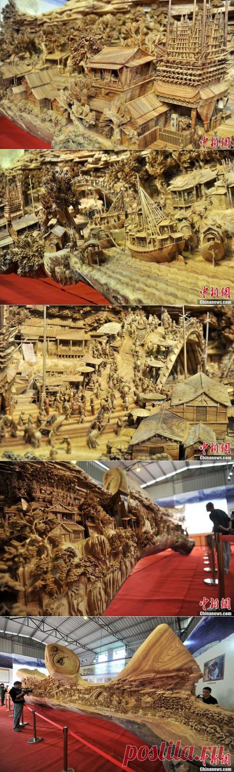 Самая интересная резьба по дереву / Я - суперпупер