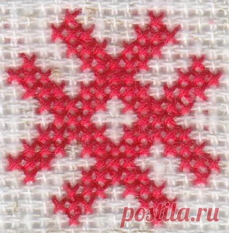 солнце русским узором