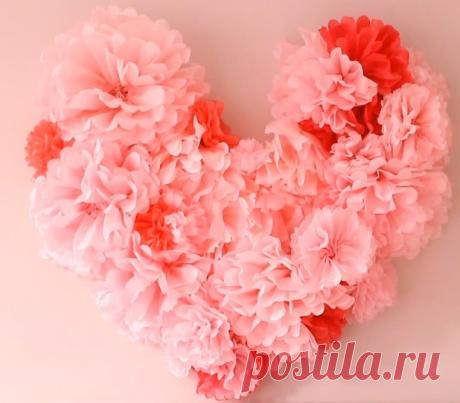 Как сделать большое сердце ко дню Святого Валентина на FurnishHome.ru