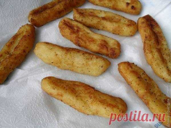 ОРИГИНАЛЬНАЯ И ПРОСТАЯ ЗАКУСКА — КАРТОФЕЛЬНЫЕ ПАЛОЧКИ С ГРИБАМИ