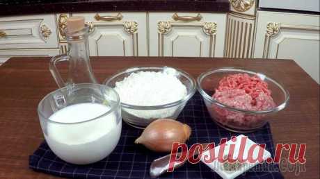 Беляши с мясом на кефире