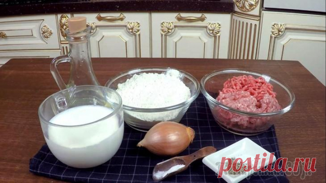 Беляши с мясом на кефире