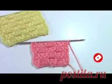 Ажурный узор спицами Ажурные мордочки😻Knitting patterns