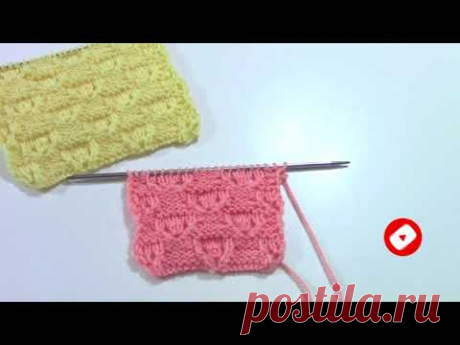 Ажурный узор спицами Ажурные мордочки😻Knitting patterns